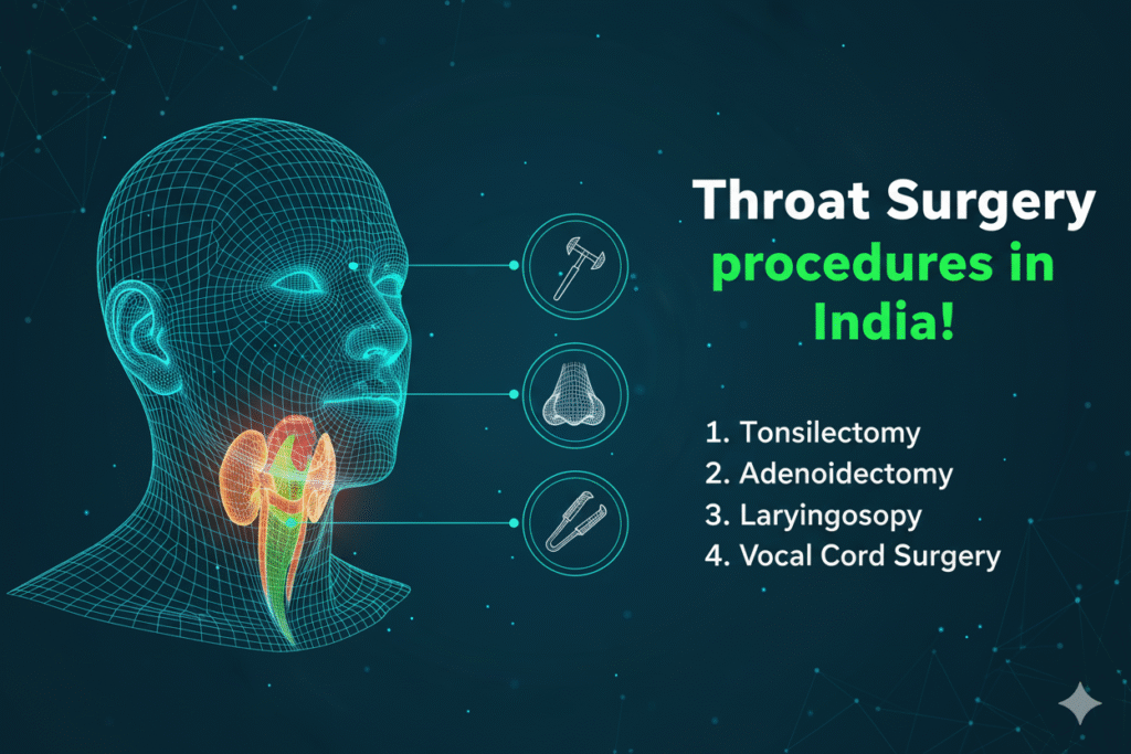 Throat Surgery procedures in India!